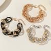 Hip Hop Thick Bracelet, Street Auction Personalized Multi-Layer Jewelry Punk Metal Chain Bracelet Women