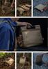 CAMPING MOON Firewood Carrying Bag, Log Carry, Firewood Bag, for Firewood Rack T-285, Canvas, B-285