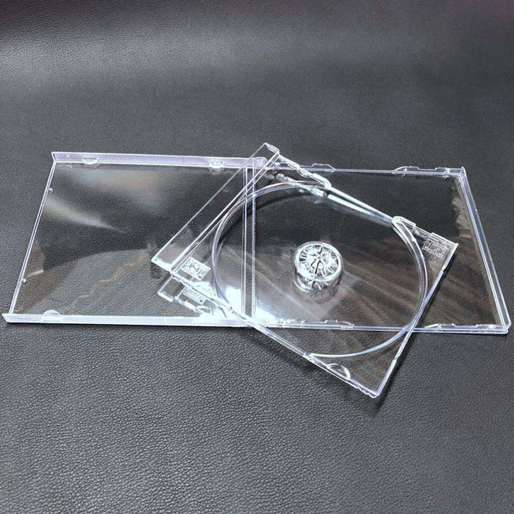 Ochranné pouzdro na CD proti poškrábání Průsvitný albumový box pro uložení jednoho disku Box na CD Box na DVD