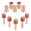 5pcs Electrode Nozzle Tip Nozzle Tips for  30   Cutting Torch Tellurium Copper Material Metal Cutting Consumables 3 Types of Nozzle Tips