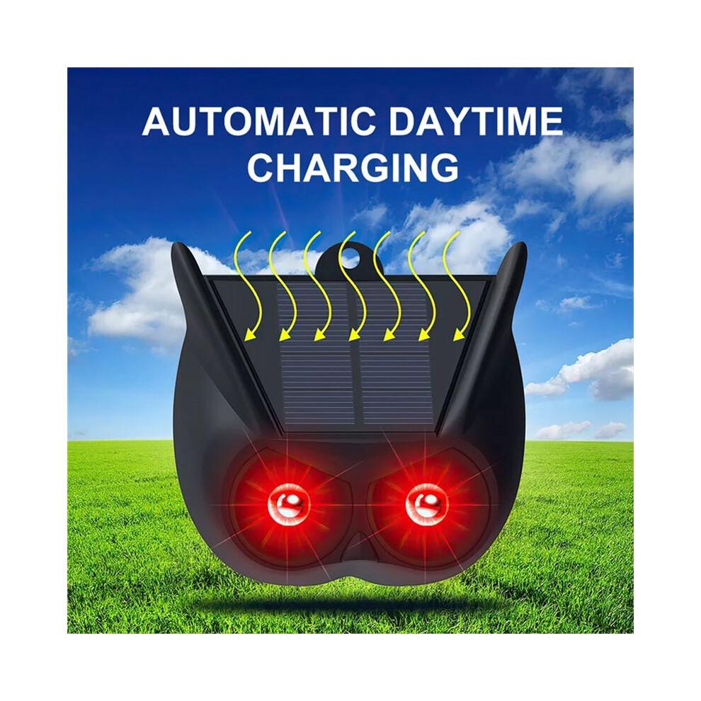 Solar Animal Repellent Device IP55 Waterproof Wild Boar Rabbit Repeller Nighttime Deer Deterrent for  Raccoon Coyote