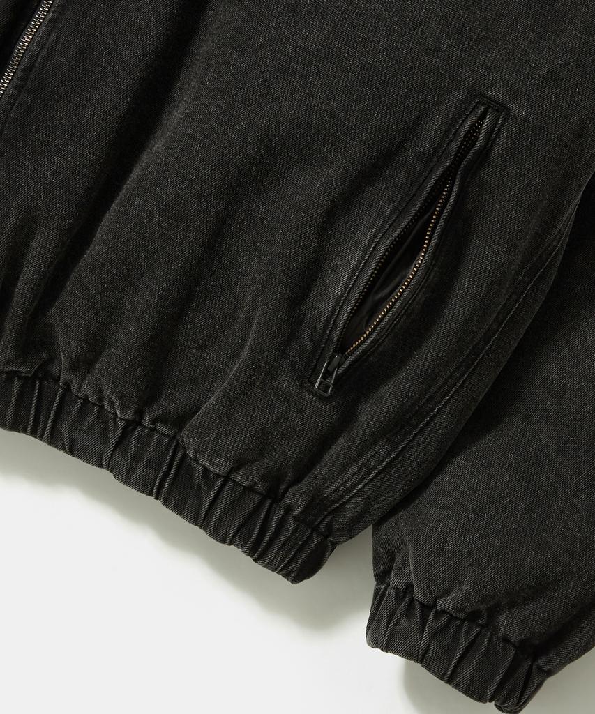 Columbia University B/S Street Denim Over Puffer Gray Denim