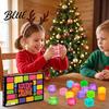 Educational Fidget Toys 24-Day Ice Advent Calendar 2026 Christmas for Children Squeeze Toy Cube Countdown