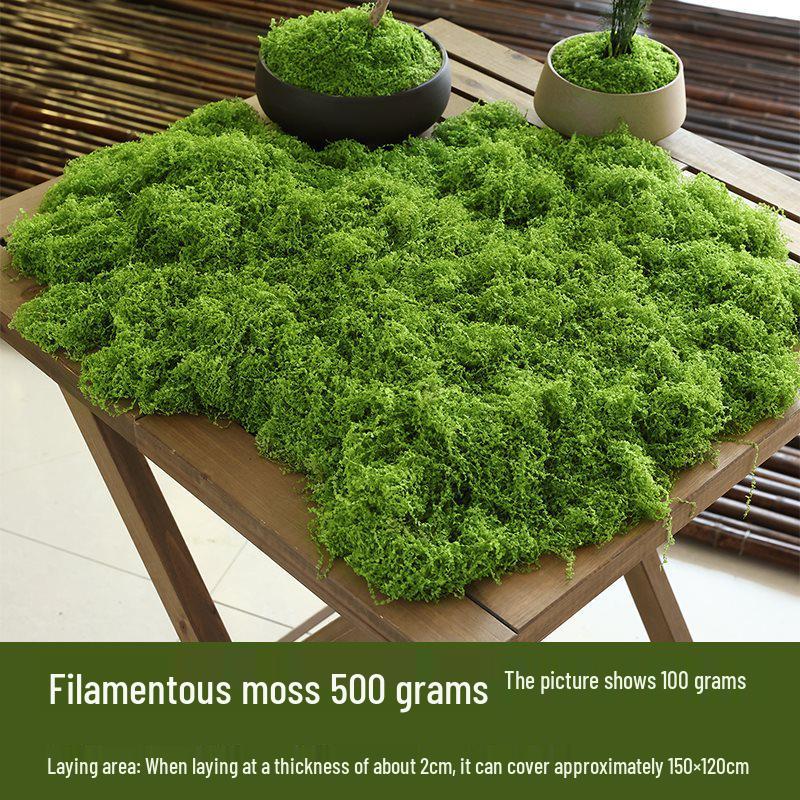 Bionic Artificial Moss Turf Micro Landscape Ornaments for Bonsai and Potted Plant Landscaping