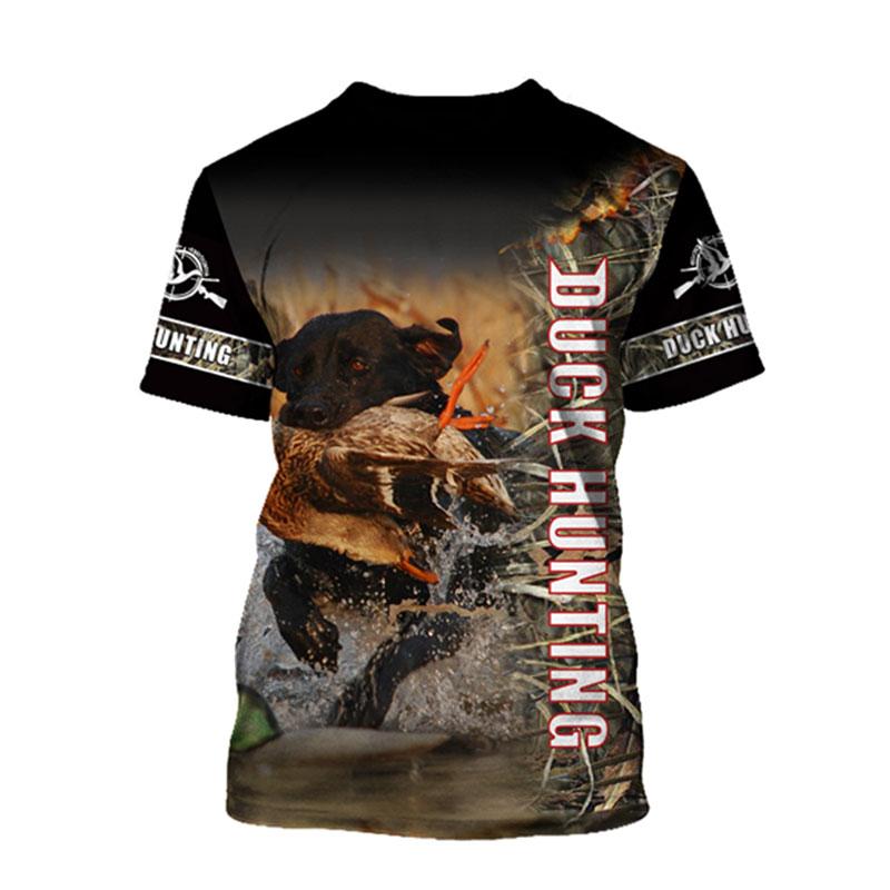 Buy Duck Hunting 3D Printed T-shirt 