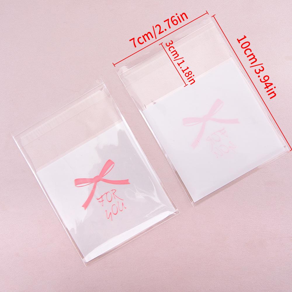 Cartoon Style Self-Adhesive Bags for Baking, Cookies, and Jewelry Storage