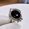 Black Onyx - Brazil 925 Sterling Silver Ring V5679, Black Ring, Oval Ring, Valentin's Day Gift, Gift For Her, Birthday Gift, Handmade Jewelry, Silver