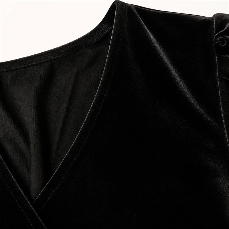 Western-style Top Bottoming Gold Velvet National Style Bottoming Shirt Lace Long-sleeved