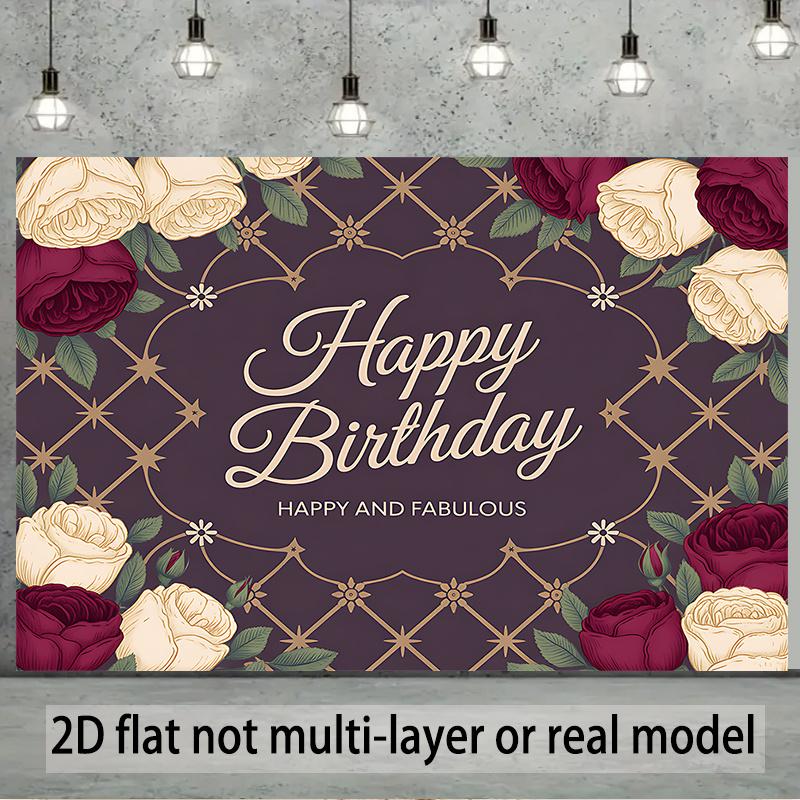 1pc Photography Party Background - Party Supplies
