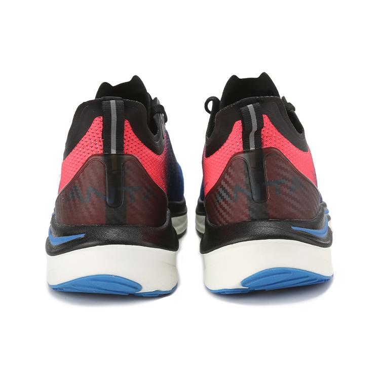 Anta Running Collection Comfortable Cushioning Slip Resistant Abrasion Resistant Low top Running Shoes Men's Blue Red 112215566-2