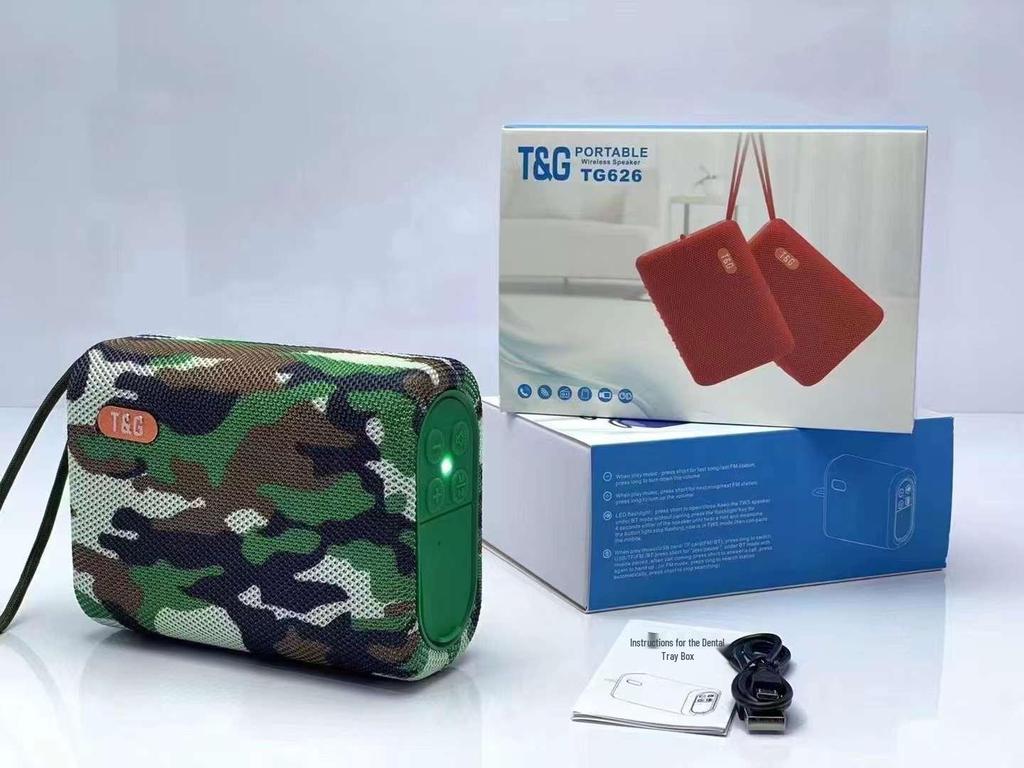 TG626 Mini Bluetooth Speaker with Card Slot & FM Radio