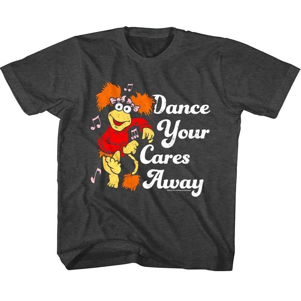 Fraggle Rock Dance Your Cares Away Kids T Shirt XXXXL