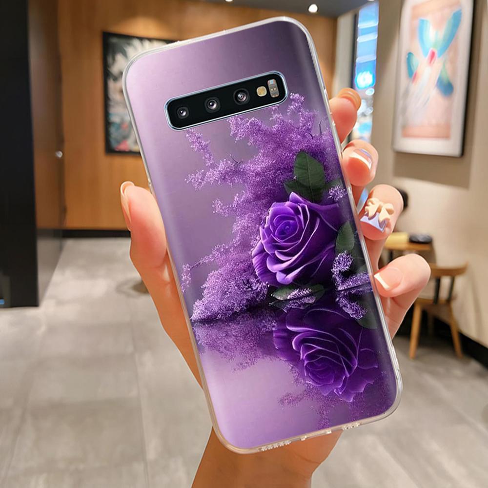 Phone Case For Samsung Galaxy S10 Plus Case Fundas Cases For Samsung Galaxy S10 S 10+ S10E Soft TPU Silicone Bumper Cover Coque