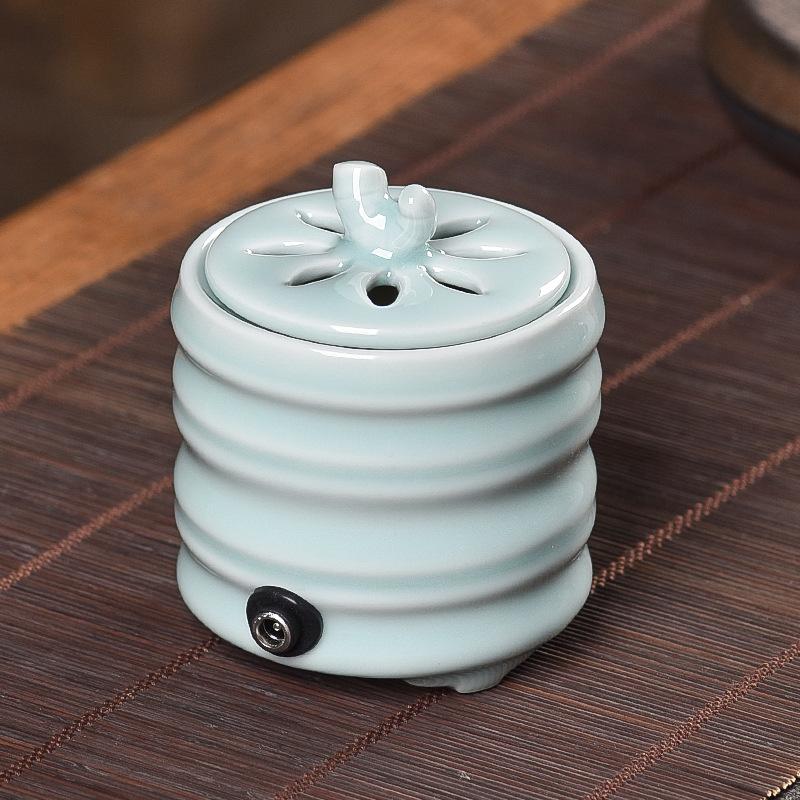 

Электрическая нагревательница для благовоний с таймером и регулируемой температурой для порошка и масел, керамическая грелка, безопасный бездымный аромат