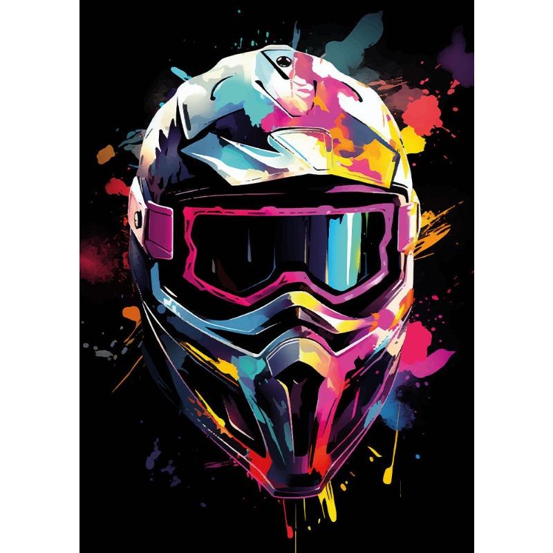 Akwarela Błotny Rower Motocross Płótno Malarskie Plakaty Wydruki Motocykl Rower Ścienny Obraz do Pokoju Wystrój Domu Prezent dla Syna