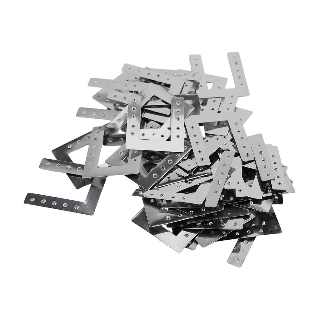 50pcs Solar Panel Grounding Washer U Shape Solar Grounding Conductive Sheet Stainless Steel For Photovoltaic Roofs