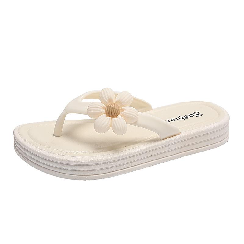 Flip-flops for Female Students Durable and Anti-slip Flat Shoes Beach Shoes