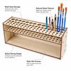 Wooden Brush Holder Multi Hole Brush Storage Rack New Makeup Brush Holder  Desktop Storage