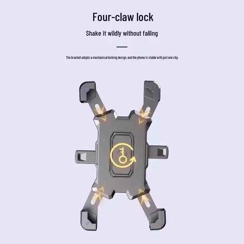 Electric Vehicle & Bike Phone Holder for Delivery Riders - Secure Mount for Navigation