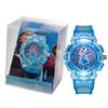 Student Children'S Watch Women'S Plastic Frozen Luminous Glowing Bracelet Niche