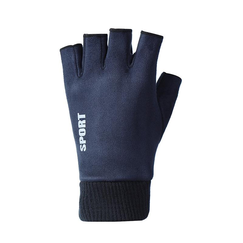 Herbst- und Winterhandschuhe für Damen und Herren Wildleder Paare Takeaway Radfahren Outdoor-Sport Plus Samt Touchscreen Warme Handschuhe