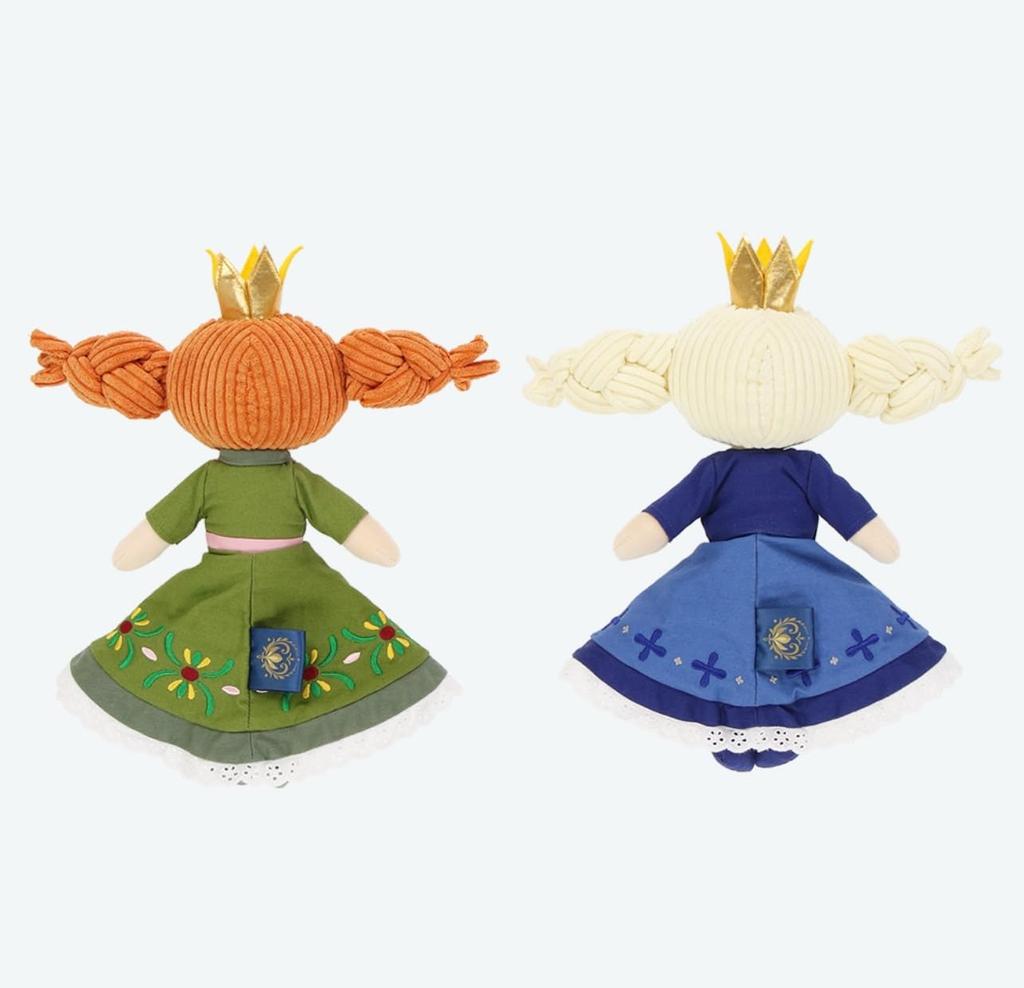 Disney Resort Frozen Anna Elsa Plush Toy Set Dreaming of Fantasy Springs Anna and Frozen Journey TDR Tokyo Disney Resort Souvenir Disney Goods Gift