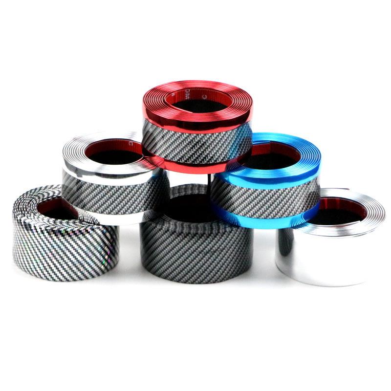 Kohlefaser Auto Türschweller- & Kantenschutzaufkleber