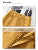 2025 Women's High-Waisted Yellow Wide-Leg Jeans: Slimming, Straight-Leg, Floor-Length, Spring Collection