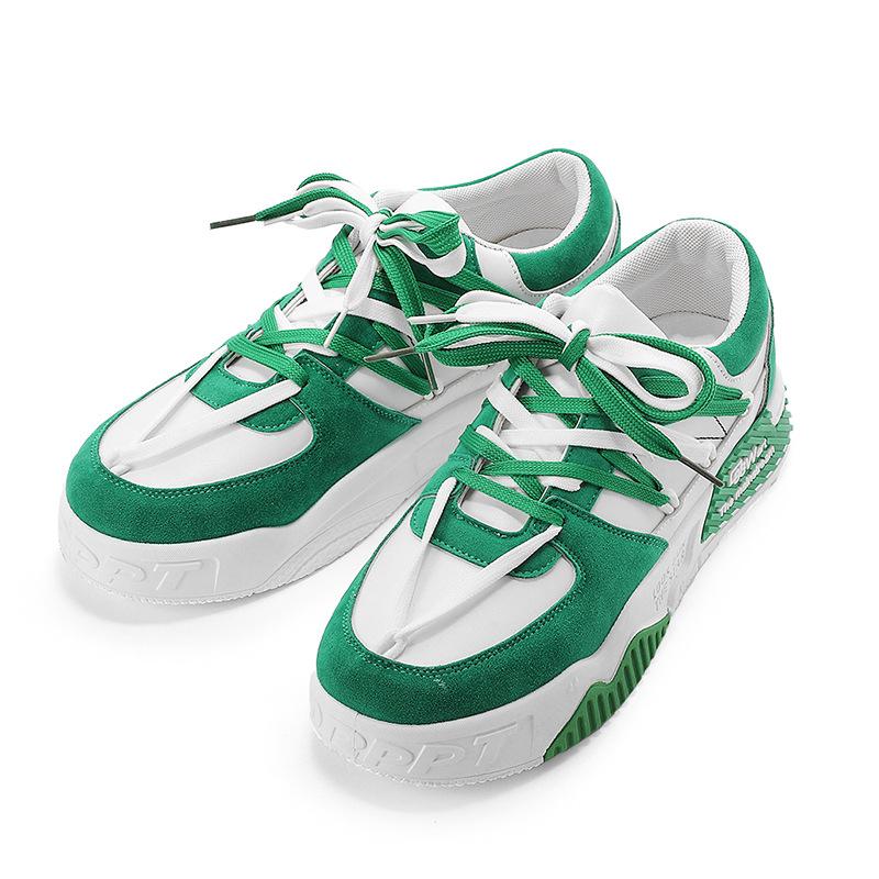 

2024 Spring Youth Outwear Low Top Student Board Shoes Breathable Casual Shoes 39 зелёный