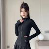 Women's Autumn 2024 Yoga and Sportswear Set: Running Jacket, Tennis/Badminton Skirt, and Fitness Pants