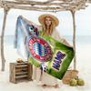 Bayern Munich Poster Customizable Name Beach Towel Super Soft & Absorbent