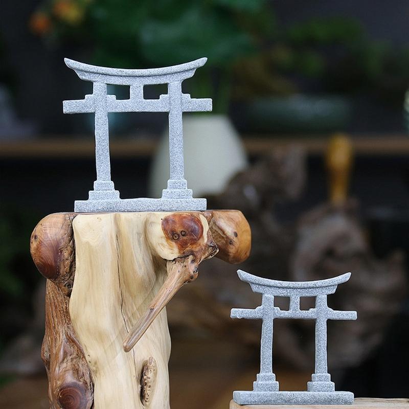 Torii Gate Aquariums Decoration Landscape Ornaments for Fish Tanks Dollhouse