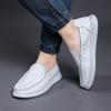 Mode Modedesigner Marke Herren Leder Freizeitschuhe Qualität Dicke Sohle Verschleißfeste Slipper Schuhe Einfache Herren Business Party Schuhe