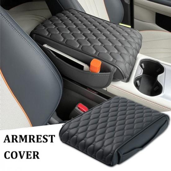 Car Pad Center Armrest Console Box Leather Cover Protector Cushion Accessories