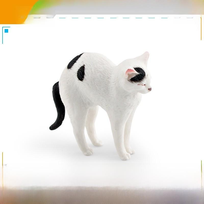 American Shorthair Pvc Cat Model Animal Toy Educational Display For Children