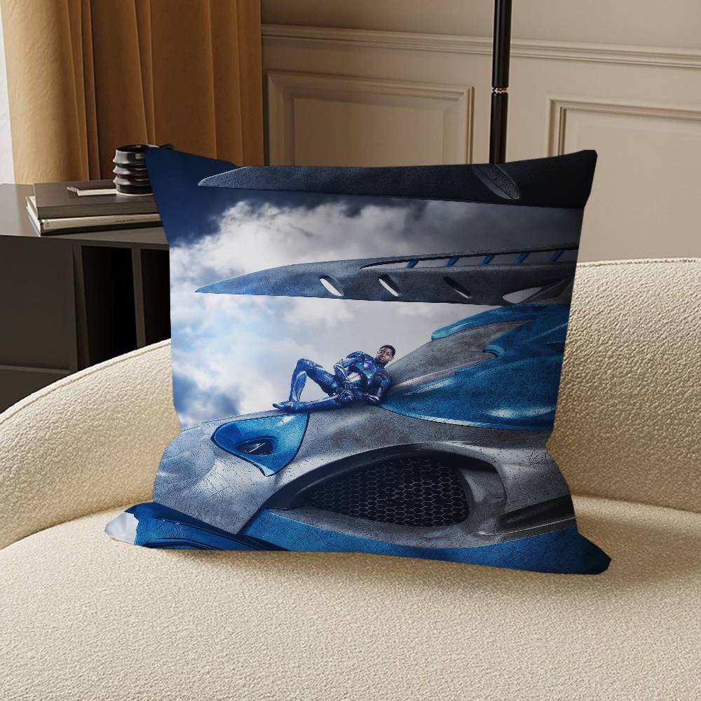 

Крутая Подушка Пауэр Рейнджерс Подарок Украшение для дома и офиса Спальня Диван Автомобильная наволочка 45x45 12x12Inch