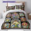 Fantasy and action  Pattern Bedding Quilt Set Quilt Cover Pillowcase Home Decoration Birthday Gift (1 * duvet cover + 2 * pillowcase, without core)