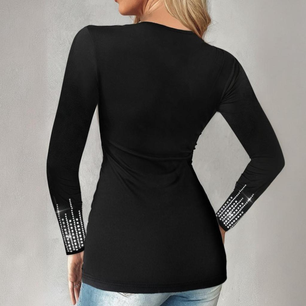 Women's Fashionable Long Sleeve Elegant Commuting And Casual Top