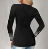Women's Fashionable Long Sleeve Elegant Commuting And Casual Top