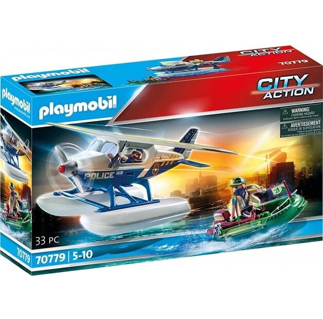 Plastic Constructor Playmobil 70779 City Action Hydroplane Police