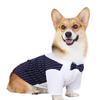 Dog And Cat Gentleman Clothes Wedding Suit Formal Shirt For Small Dogs Bowtie Tuxedo Pet Outfit For Cat Spring And Summer Suits