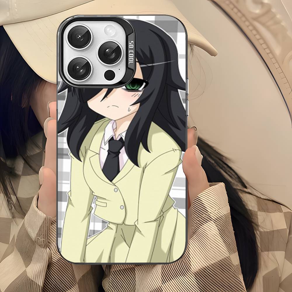 Watamote K-Kuroki T-Tomoko Phone Case For IPhone 17 16 15 14 13 12 11 Pro Max Color Black Matte Cover