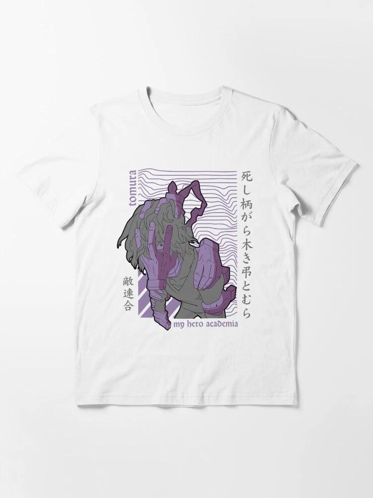 Anime My Hero Academia Tomura Graphic White Tshirt Size S4XL S