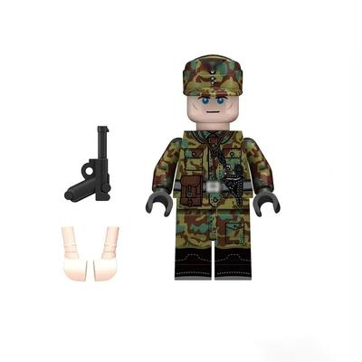Vojenská stavebnica Kamuflážny obrnený vojak Stavebnica Minifigúrka