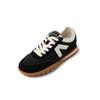 Spot 2025 spring frosted cowhide casual versatile German training shoes color matching lace-up sports shoes college style shoes