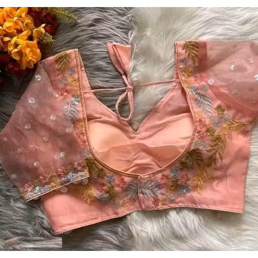 Women's Embroidery Wedding Wear Blouse Indian Bollywood Readymade Ethnic Choli