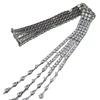 Neue Luxus Exquisite Kristall Meteor Lange Quaste Brosche Anstecknadel Für Frauen Mode Schulterkette Schmuck Party Geschenke