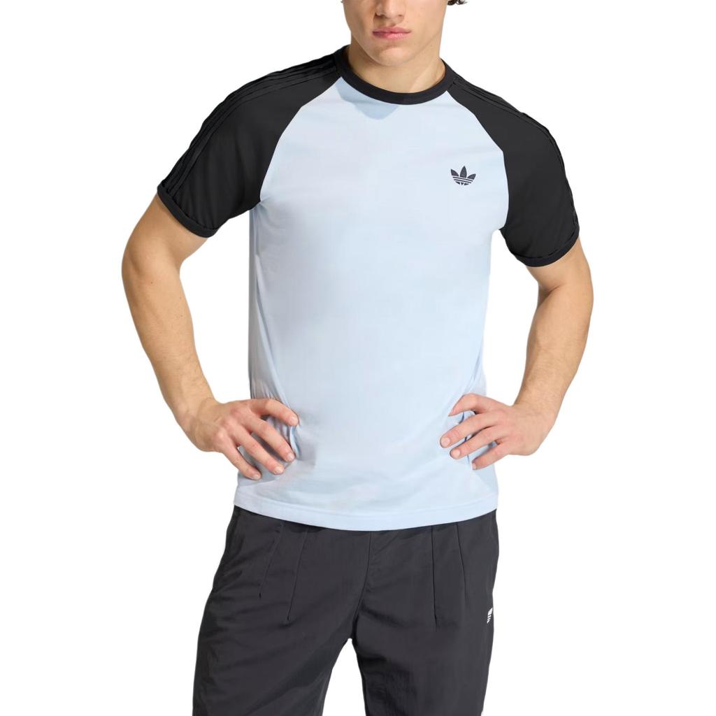 Adidas Originals 3-Stripes Fashion Crew Neck Short Sleeve T-Shirt Men Tops KE2423