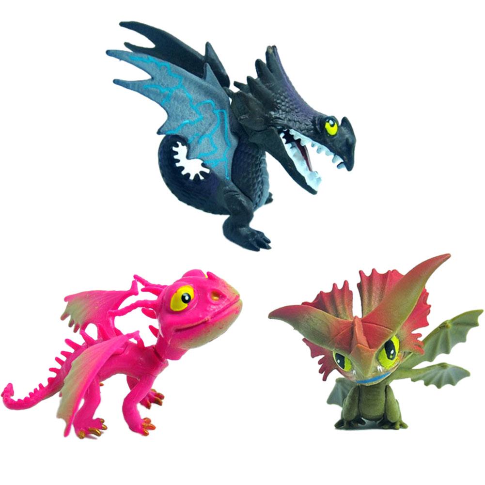 7PCS How To Train Your Dragon Figurines Play Action Figure Toys ...