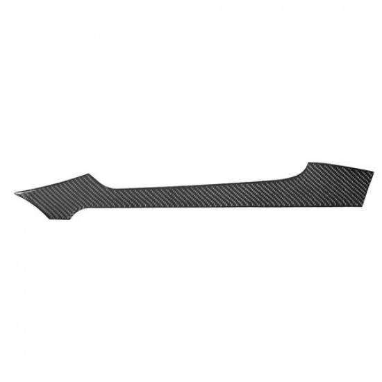 Carbon Fiber Interior Passenger Side Dashboard Cover Trim For Ford Fiesta
